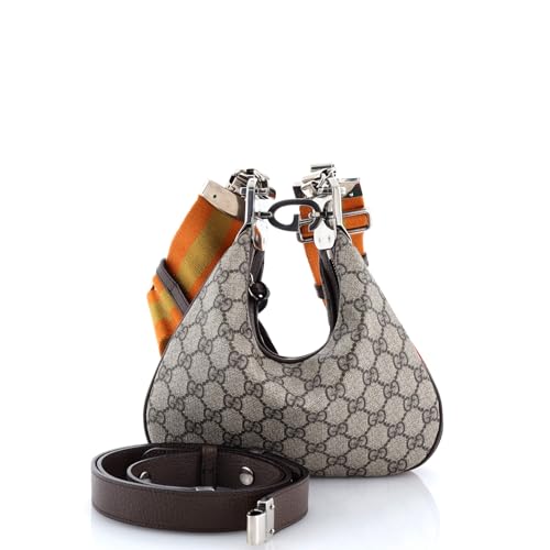 Gucci, Pre-Loved Attache Shoulder Bag GG Coated Canvas Small, Brown