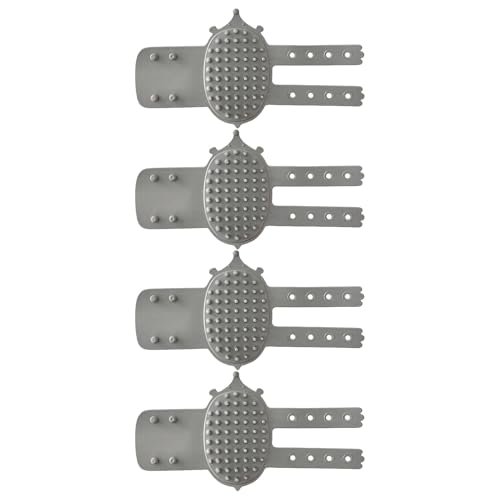 Brosse de toilettage pour chat en silicone souple et ajustable
