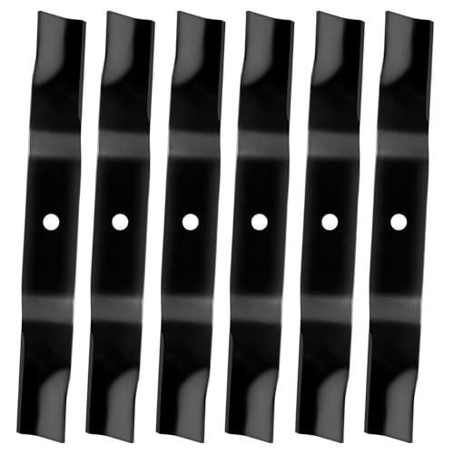 04771200 Lawn Mower Blades Compatible with A riens IKON X XL XD Fits for Gravely ZT X ZT XL Series 52 Zero Turn Lawn Mower Blades Mower Accessories Replaces 00450300 70716200 596-817 (6 Pack)