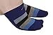 STRIPED HALF TOE NO SHOW LINER SOCKS MENS WOMENS
