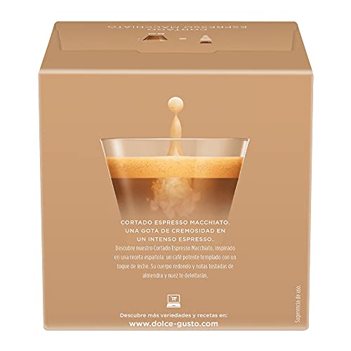 Nescafé Dolce Gusto Café Cortado Espresso Macchiato - 16 Cápsulas de Café - Imagen 4