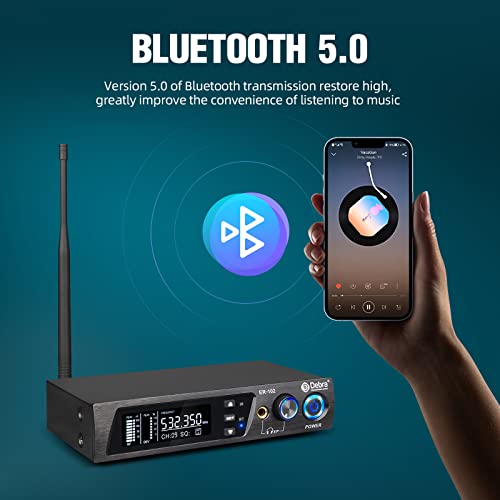 D Debra Audio Pro Er-102 Uhf Iem Wireless In Ear Monitor System With Monitoring Type For Stage thumb #1