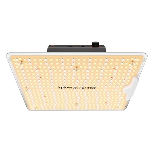 Spider Farmer Verbesserte SF1000D 100W LED Grow Lampe, Vollspektrum & Dimmbar, Hochleistungsdioden-Pflanzenlampe, 60×60cm Abdeckung, Grow Light für Growzelt, Zimmerpflanzen, Gemüse, Blumen