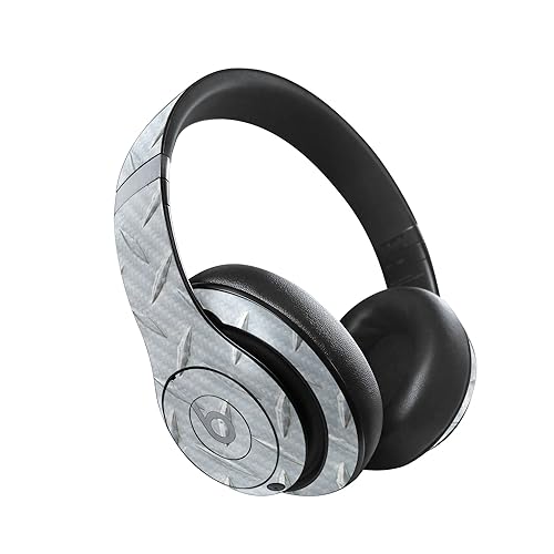 Image of MightySkins Carbon Fiber Skin Compatible with Beats Studio Pro - Diamond Plate | Protective, Durable Textured Carbon Fiber Finish | Easy to Apply