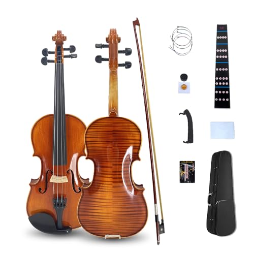 4/4 Full Size Handmade Violin Set for Beginners
