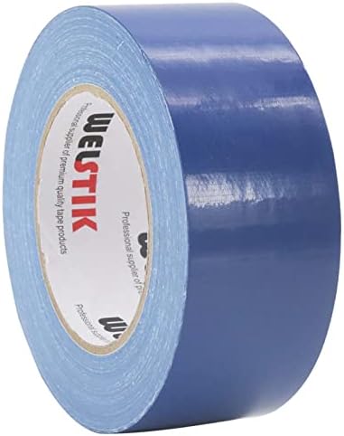 WELSTIK Professional Grade Duct Tape, Waterproof Duct Cloth Fabric,Duct Tape for Photographers,Repairs, DIY, Crafts, Indoor Outdoor Use (2 Inch X 45 Yards, Blue)