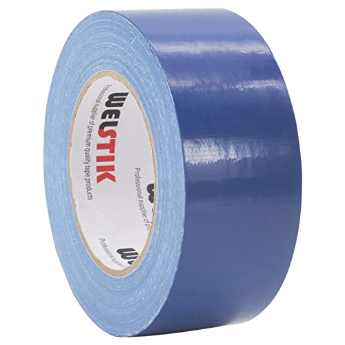Welstik Professional Grade Duct Tape, Waterproof Duct Cloth Fabric,Duct Tape For Photographers,Repairs, Diy, Crafts, Indoor Outdoor Use (2 Inch X 45 Yards, Blue) #TOP20