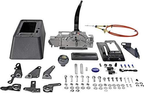 B&M Auto Ratchet Quicksilver Shifter,Black Finish,Universal 3 & 4 Speed,12.23" Shift Lever Length,Compatible With Gm Th350,Th400,700R4,200R4,4L60, 4L60E - 4L80E Transmissions #TOP4