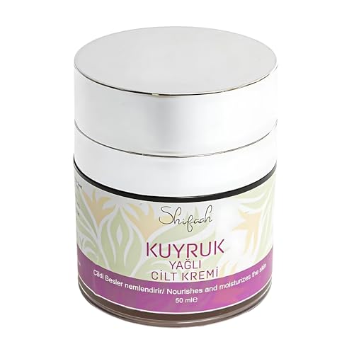 Crema de grasa para la cola de carne – Kuyruk Yağı Kremi 50 ml – Cuidado de la piel natural e hidratante para piel seca y sensible – Cuidado antiedad sin parabenos ni productos químicos