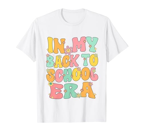 In My Back To School Era Retro 1st Day Of School Teacher Kid T-Shirt