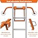 Ladder Stabilizer for Roof Gutter,Heavy Duty Steel Ladder Roof Hook Ladder Stabilizer with Wing Span/Wall Extension Ladder Accessory,Ladder Standoff Arms,Gutter Cleaning Tools