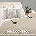 Sunbeam Royal Ultra Fleece Heated Electric Blanket King Size, 90