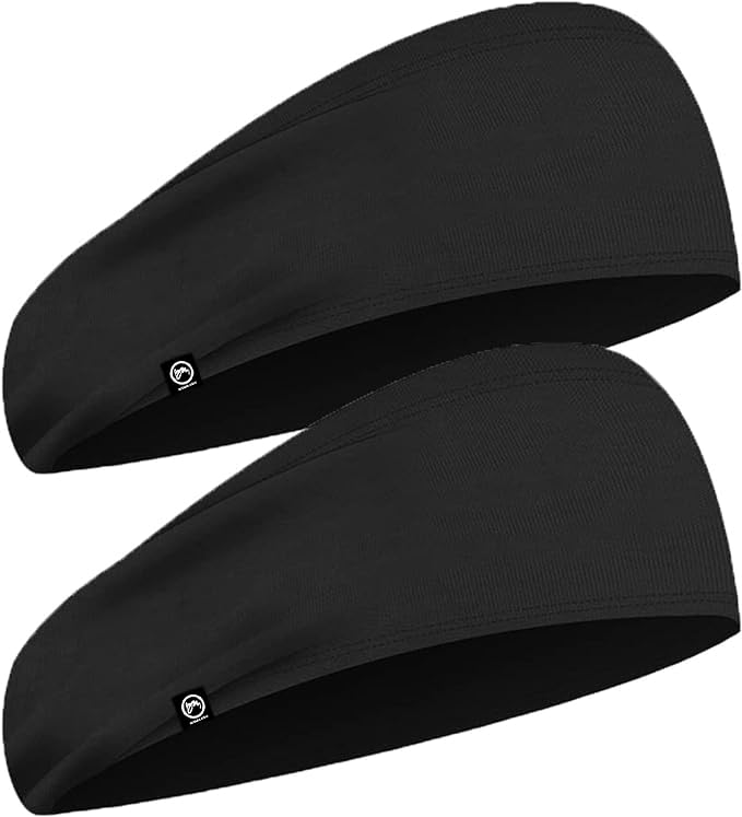 Mens Sweat Bands - Sport Headbands for Men - Workout Headbands for Women - Running Headband -Tennis Athletic Sweatband-image-31