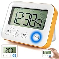 スタンド付きタイマー/WE-01 Amazon｜3in1多機能タイマー大画面表示 12/24時間デジタル時計キッチン