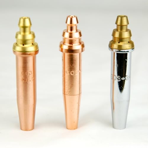 Cutting Torch Tips for CG-30, CG-211, CG-211Y G02 Acetylene & G03 Propane LP by BLUEROCK fits Airco Concoa (Acetylene G02#3)