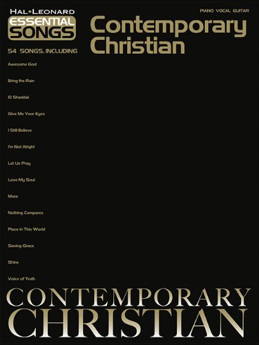 Essential Songs Contemporary Christian livre partitions piano chant