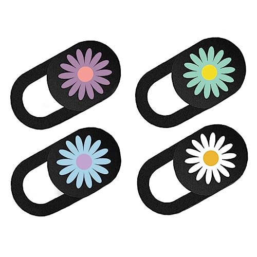 Homoyoyo 4個スライド式ウェブカメラカバー ノートパソコン用 プライバシー保護 カメラレンズ保護 高強素材 汚れや衝撃から守る
