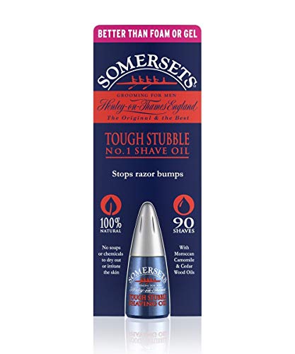 Somersets Men's Tough Stubble Shave Oil