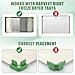 Briwooody 16 Pcs Original Tray Stackers Compatible with Harvest Right Freeze Dryer- Stacks 5 Trays Freeze Dryer Machine Accessories - Dried Food Storage (Green)