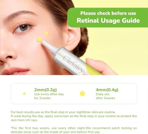 Image of Clefairy Retinal Shot Tightening Booster, Retinol Cream, Retinol Night Cream for Women Anti Aging, Wrinkles & Fine Lines, Retinol Serum for Face Moisturiser, Firmer Skin, Boosts Skin Renewal, 15ml