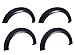 EGR 751615WB Matte Black Finish Rugged Look Fender Flare Set (Level 1)
