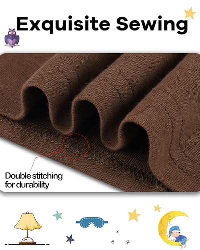 DAUGHTER QUEEN Boys Pajamas Size 7 Short Pjs for Boys 7t 100% Cotton Summer Pj Sets Kids Sleepwear Child Football Themed Jammies Spring Clothes Medium, 6-7 Years4