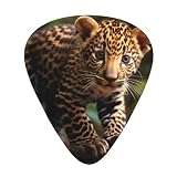 Material del producto: la púa de guitarra WZYWHJ Cute Baby Jaguar está hecha de material ABS, que es ultrafino, ligero y duradero. Te ofrece un sonido brillante y nítido, excelente respuesta de alta frecuencia y fuerte penetración de sonido.