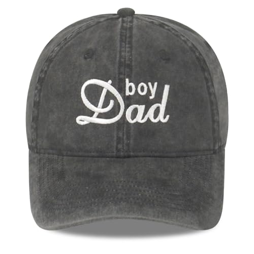 DYBICKT Vintage Embroidered Baseball Cap Adjustable Cotton Dad Hat for Men Women Retro for Birthday Holiday Funny Classic Boy Dad Cap Black