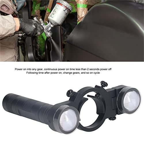 Image of 3 Gear Universal Paint Spray Guns Light(28 to 42mm Diameter), Car Electric Paint Guns Lamp with 4 Light Cover and 2 Batteries, for Car and Home Decorating