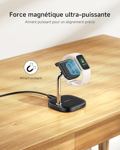 Chargeur Fitbit Charge 6 SwanScout 505FC station magnétique - 5