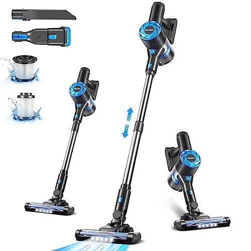 Moolan 380W Cordless Vacuum Cleaner, 3lbs Portable Cordless Vacuum with 28Kpa Powerful Suction, 6 in 1 Rechargeable Stick Vacuum 45min Runtime for Home Hardwood Floor Carpet Pet Hair Moolan 380W Cordless Vacuum Cleaner, 3lbs Portable Cordless Vacuum with 28Kpa Powerful Suction, 6 in 1 Rechargeable Stick Vacuum 45min Runtime for Home Hardwood Floor Carpet Pet Hair