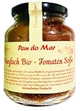 PAN DO MAR Salsa de tomate orgánica con Tuna en Tarro, 340 g