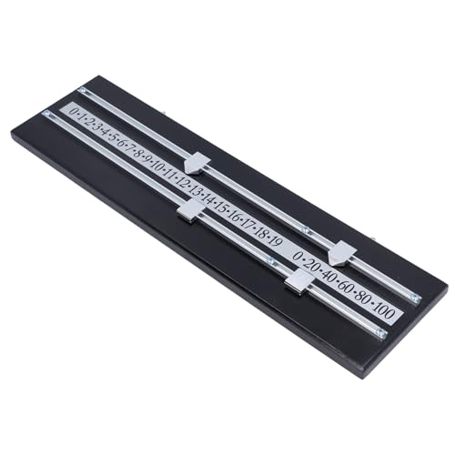 Placar de Bilhar, Placa de Pontuação de Jogo de Bilhar Montável na Parede de 2 Pistas para Todos Os