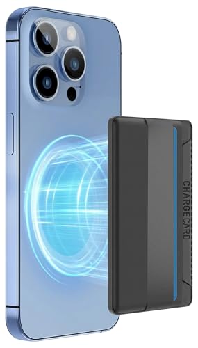 AquaVault Magnetic Wallet: iPhone Magsafe Wallet for 7 Cards & Cash - Ultra-Strong Magnet for iPhone 12-16 & Phones with Magnetic Plate - Built-in Grip - Slim & Convenient