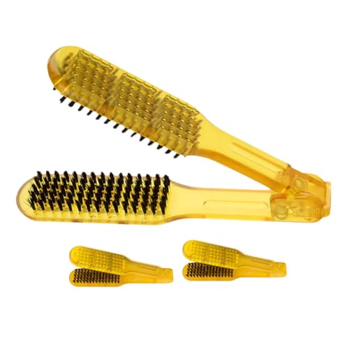 POPETPOP 3�_�Z�b�g �w�A�T������ ���уR�[�� �X�g���[�g�i�[�w�A�c�[�� �N�����v�w�A�R�[�� �_�炩���т̔��̃u���V �w�A�X�^�C�����O�R�[�� ���ʃw�A�u���V �v���X�`�b�N Yellow