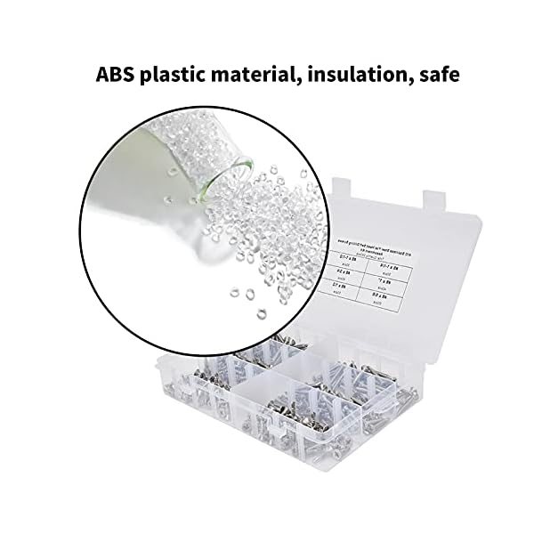 240PCS Schrauben im Karton, Holzschrauben-Sortiment Selbstschneidende Schrauben-Sortiment-Kit für feste Bretter… – Bild 6
