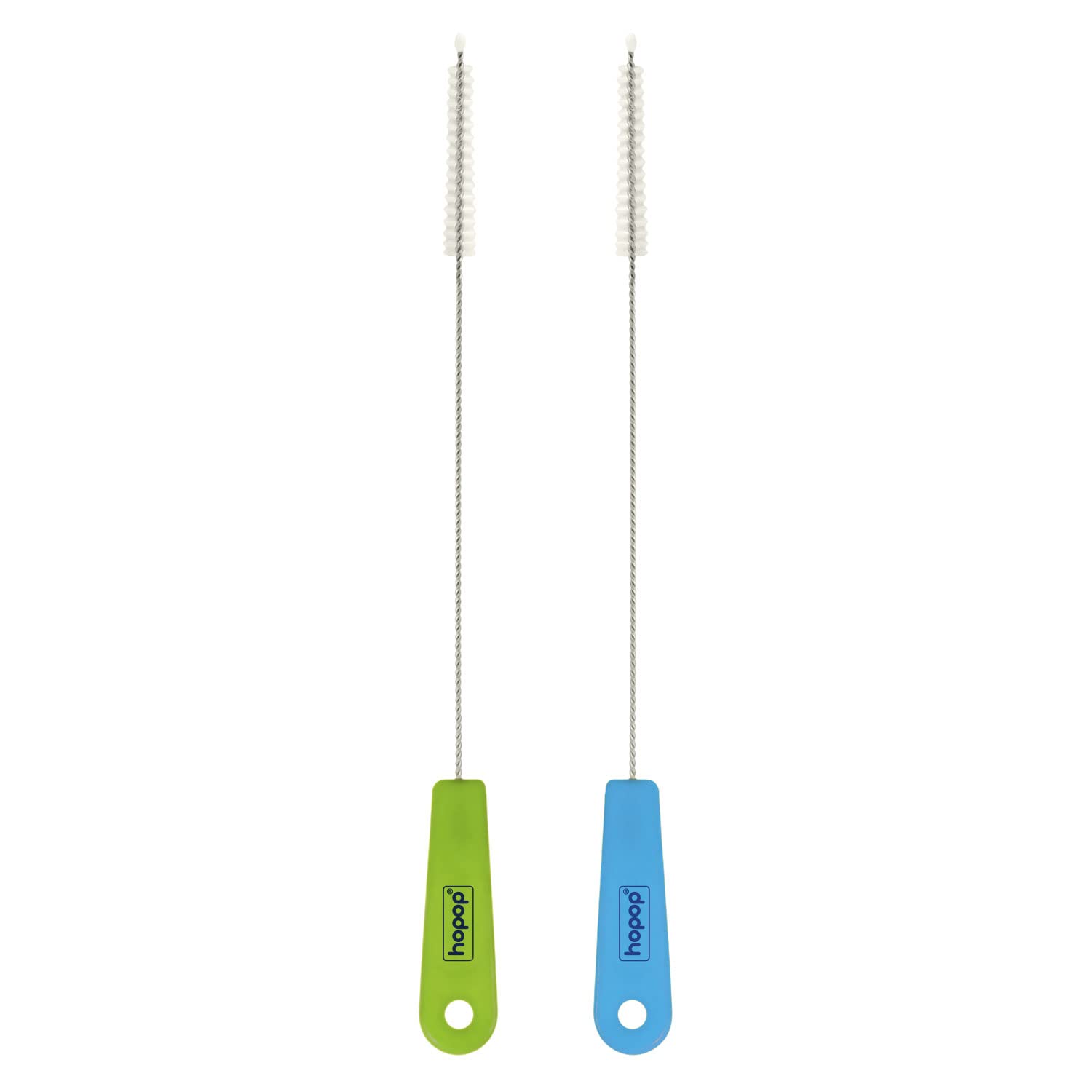 Hopop Straw Cleaning Brush | Stainless Steel Nylon Thin Pipes Drinking Straw Cleaning Brushes | Durable Bristle | Easy-to-Use Straw Cleaner Brush | Perfect for Cleaning Straws | Pack of 2 | Blue/Green (B0C6RCXR45) Amazon Price History, Amazon Price Tracker