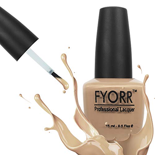 Image of Pale Nude Professional Nail Polish | Long Lasting, Quick Dry, Chip Resistant, High Shine Nail Paint | Smooth & Easy Application, Vibrant Trendy Shades for Women & Girls Party Daily Use 15ml