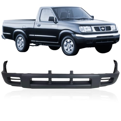 CarPartsDepot Front Lower Valance Compatible With Nissan Frontier 1998-2000 Primed Lower Bumper Trim With Air Holes