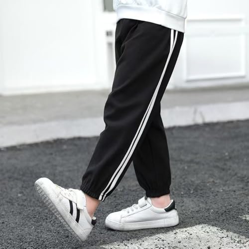 Boys Sweatpants Toddler Active Fleece Warm Fleece Pull On Pants Kids Athletic Casual Jogge Pants 3-8 Years3