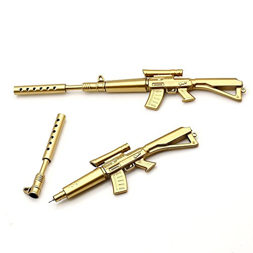 Bolígrafo Rifle Bullet dorado, set x5