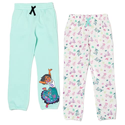 Image of Disney Encanto Mirabel Girls 2 Pack Fleece Jogger Pants Toddler to Big Kid