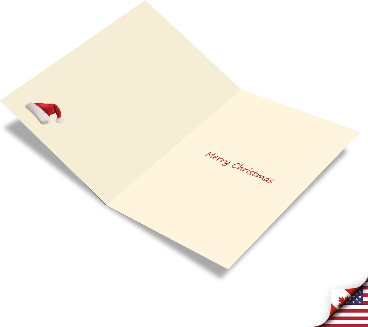 The Best Card Company - 12 Boxed Christmas Cards with Envelopes - Adorable Holiday Animals, Fun Notecard Set (1 Design, 12 Cards) - Christmas Zoo Babies Giraffe B6726FXSG