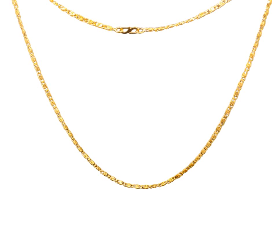 LAAD Designer Metal Chain for Womens | Gold Plated Stylish Necklace | Artificial Jewellery (Design 7) (B0CVS4CXCP) Amazon Price History, Amazon Price Tracker