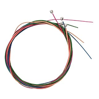 Corde de guitare acoustique, noyau intérieur en fil d’acier inoxydable coloré 4 pièces de corde de basse électrique pour l’entretien - Les Beatles, Paul McCartney, John Lennon, RIngo Starr, George Harrison