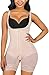 SHAPERX Femme Body Fajas Amincissant Bustier Buste Ouvert Bodysuit Abdominale Shapewear Ventre Plat Minceur, UK-SZ7199-Beige-3XL
