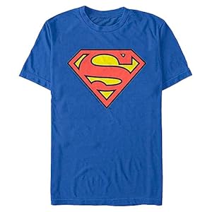 DC Comics Mens Superman Logo T- Shirt