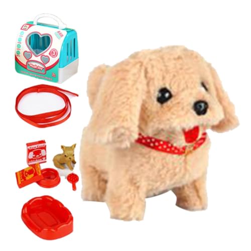 Cachorro robot realista interactivo el regalo ideal de peluche que camina y ladra