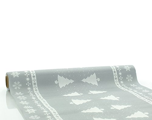 Sovie HOME Tischläufer White Tree in Silber aus Linclass® Airlaid,...