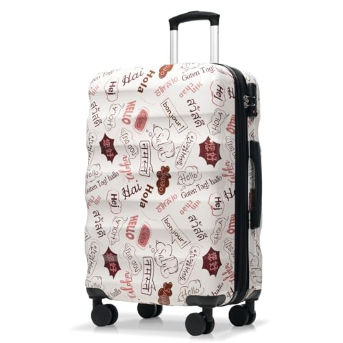 28 Inch Large Luggage with Dual 360° Spinner Wheels, TSA Lock, ABS Hardshell Luggage, Airline Approved Lightweight Durable Polypropylene3